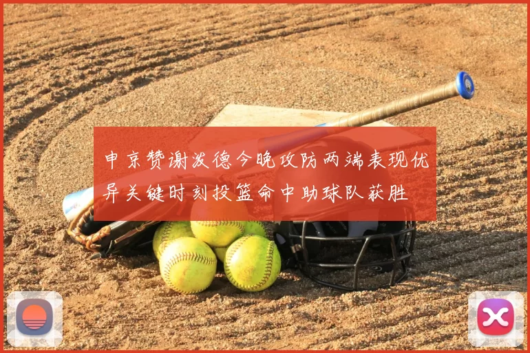 申京赞谢泼德今晚攻防两端表现优异关键时刻投篮命中助球队获胜