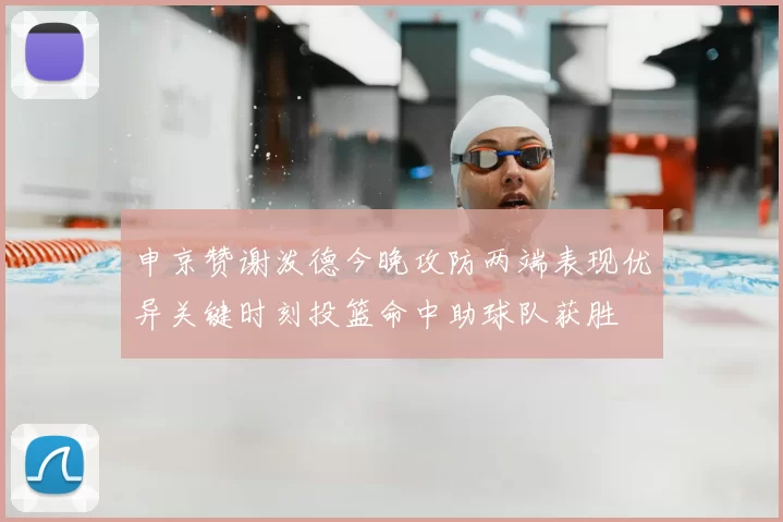 申京赞谢泼德今晚攻防两端表现优异关键时刻投篮命中助球队获胜