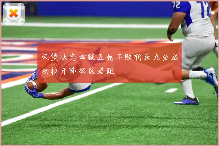 汉堡状态回暖五轮不败斩获九分成功拉开降级区差距
